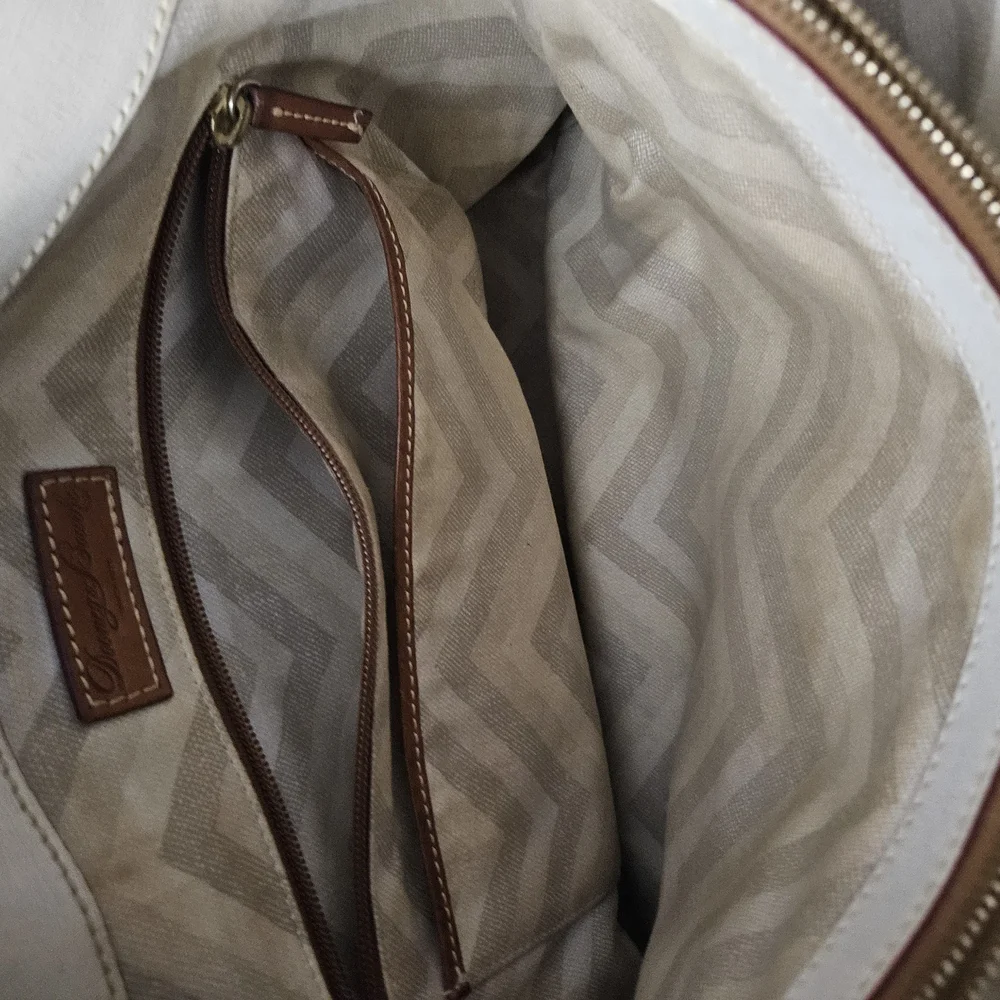 Vintage Dooney & Bourke Pebble Leather Large Handbag - Picture 13 of 16